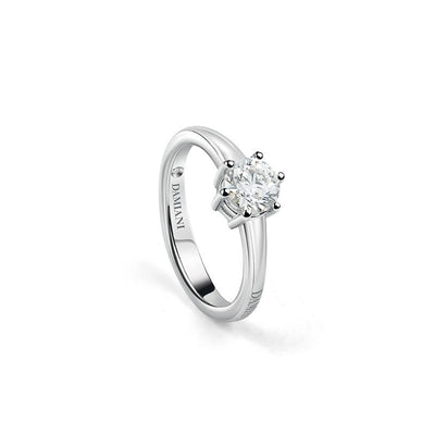Damiani Venere White Gold Engagement Ring 0.26 Carats, Colour G, Clarity Vs - diamonds-international-production